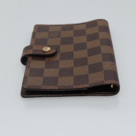 LOUIS VUITTON Damier Ebene Agenda PM Day Planner Cover R20700 LV Auth ac3544 - Picture 5 of 16